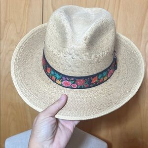 Floral Straw Hat